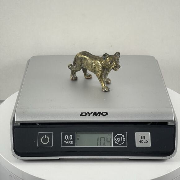 Bronze Young Lion Statue (Small) - Animal Art Sculpture Figurine 3.5 Inches - Picture 10 of 10